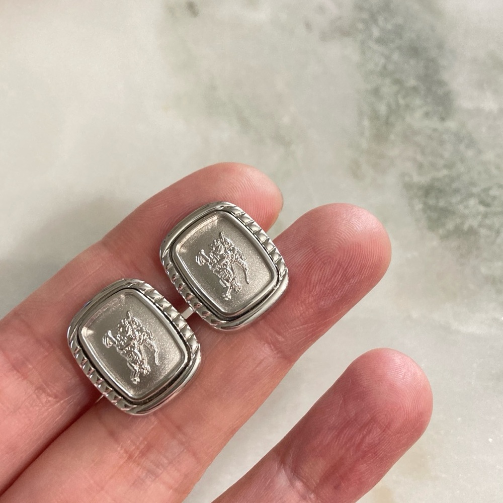 Vintage Burberry Cuff Links - Picture 2 of 5